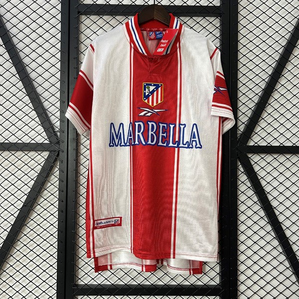 Tailandia Camiseta Atletico Madrid Replica Primera Ropa Retro 1999-2000